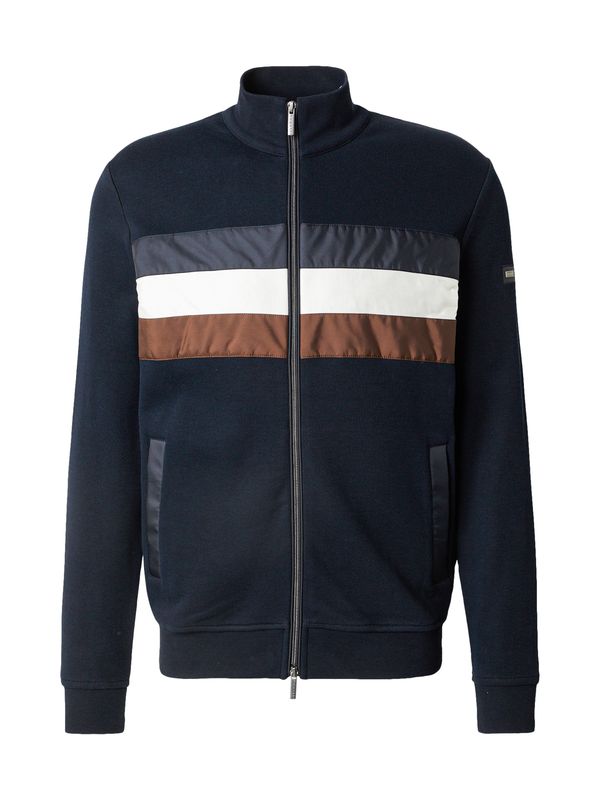 bugatti bugatti Gornji dio trenirke  tamno plava / smeđa / bijela