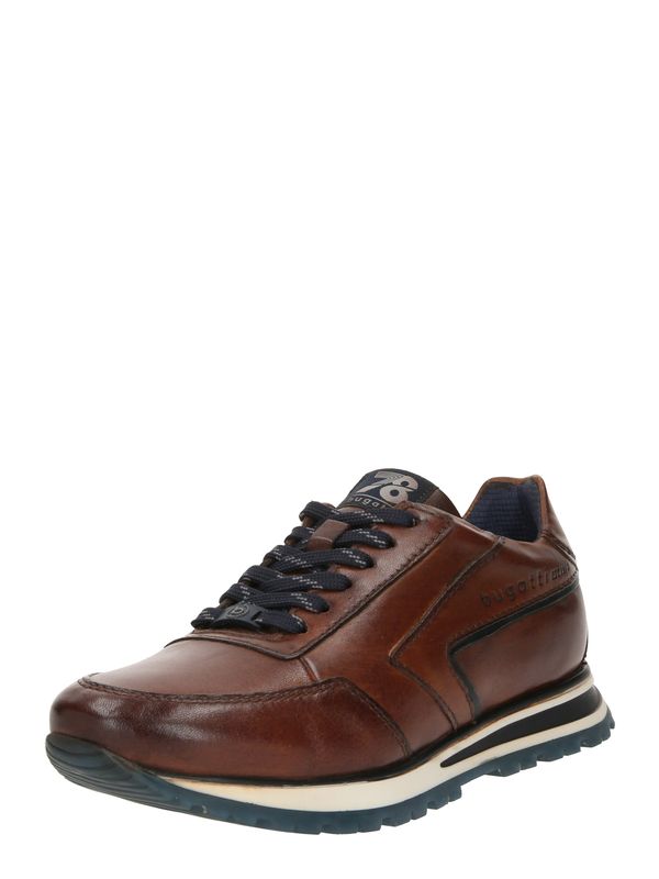 bugatti bugatti Niske tenisice 'Philip'  konjak / crna