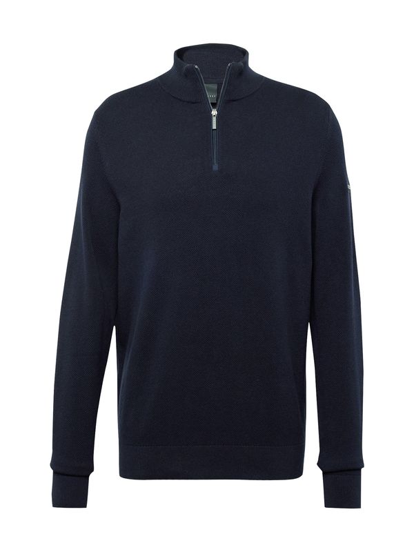 bugatti bugatti Pulover  morsko plava / mornarsko plava / crna