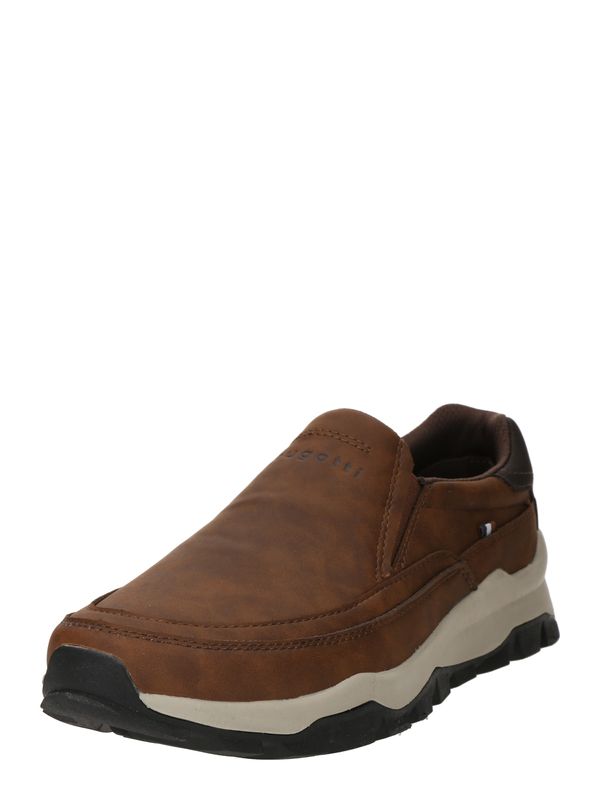 bugatti bugatti Slip On cipele 'Amper'  smeđa / tamno smeđa