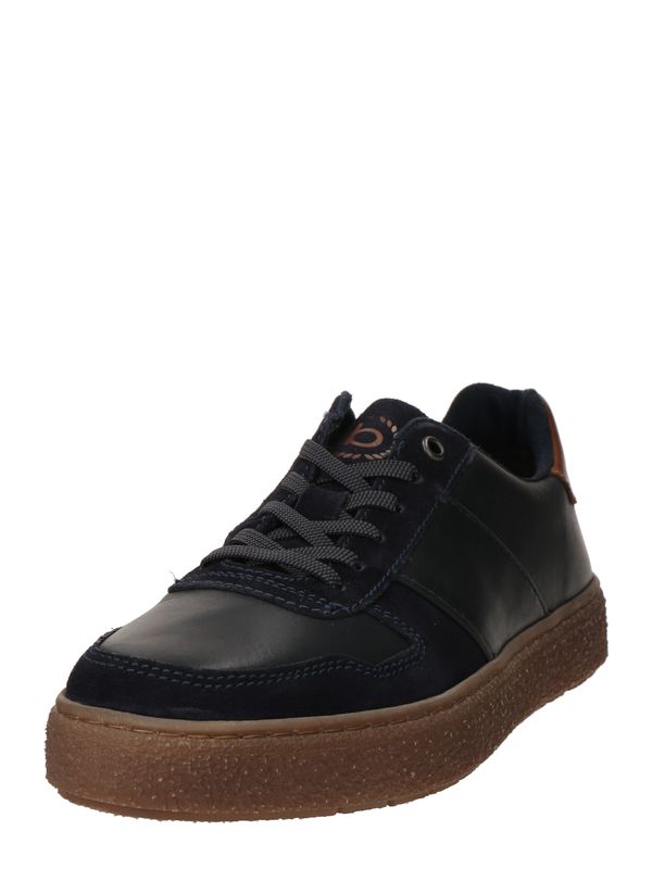 bugatti bugatti Sportske cipele na vezanje  morsko plava / karamela