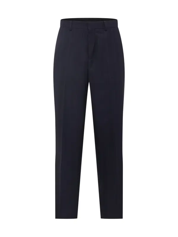 BURTON MENSWEAR LONDON BURTON MENSWEAR LONDON Hlače na crtu  mornarsko plava