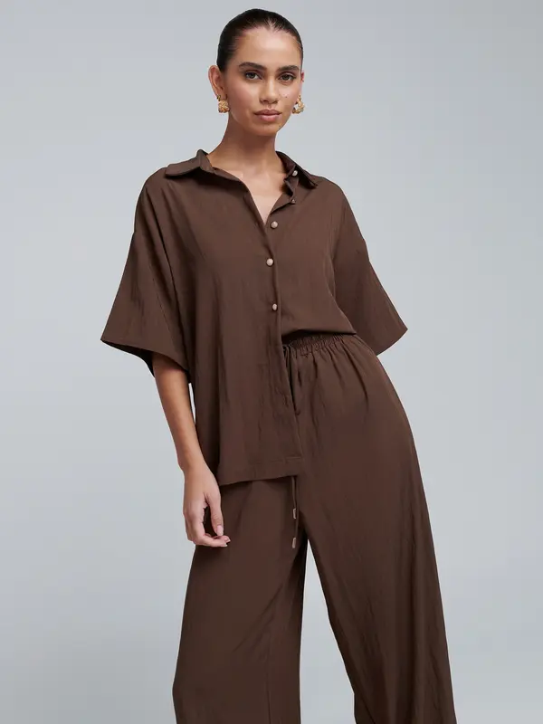 BWLDR BWLDR Bluza 'Josefina'  tamno smeđa