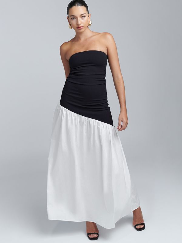 BWLDR BWLDR Haljina 'Aimee'  crna / bijela