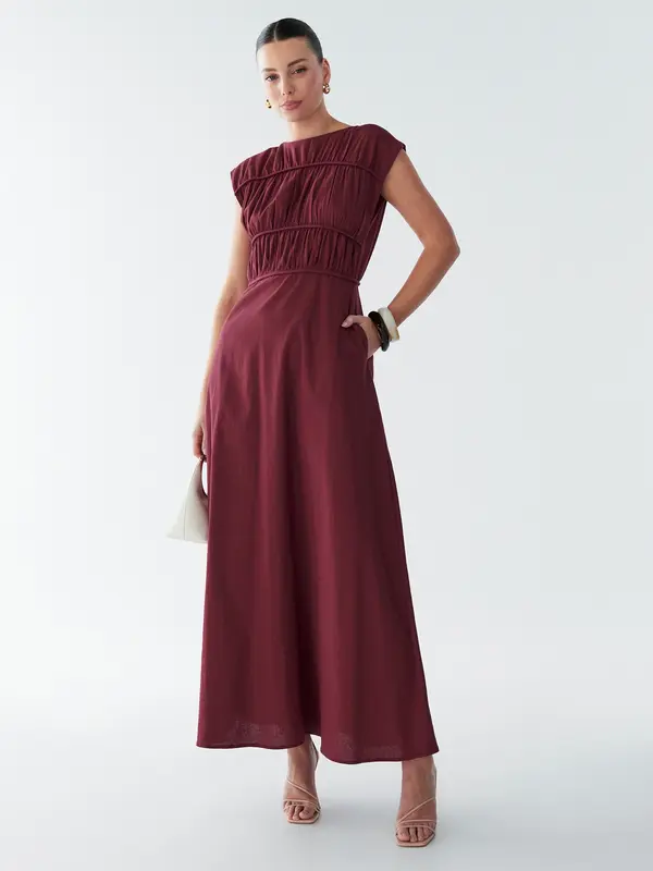 BWLDR BWLDR Haljina 'Eden'  bordo