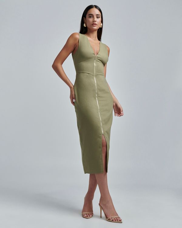 BWLDR BWLDR Haljina 'Fran'  kaki