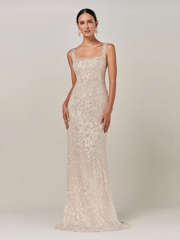 BWLDR BWLDR Haljina 'HOZIER GOWN'  šampanjac