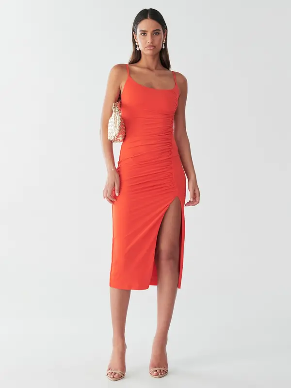 BWLDR BWLDR Haljina 'LANI DRESS'  koraljna