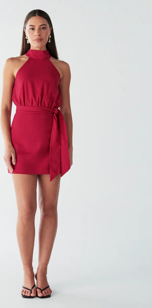 BWLDR BWLDR Haljina 'LEISHA DRESS'  crvena