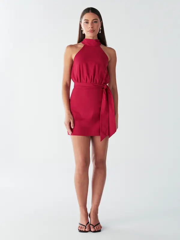 BWLDR BWLDR Haljina 'LEISHA DRESS'  crvena