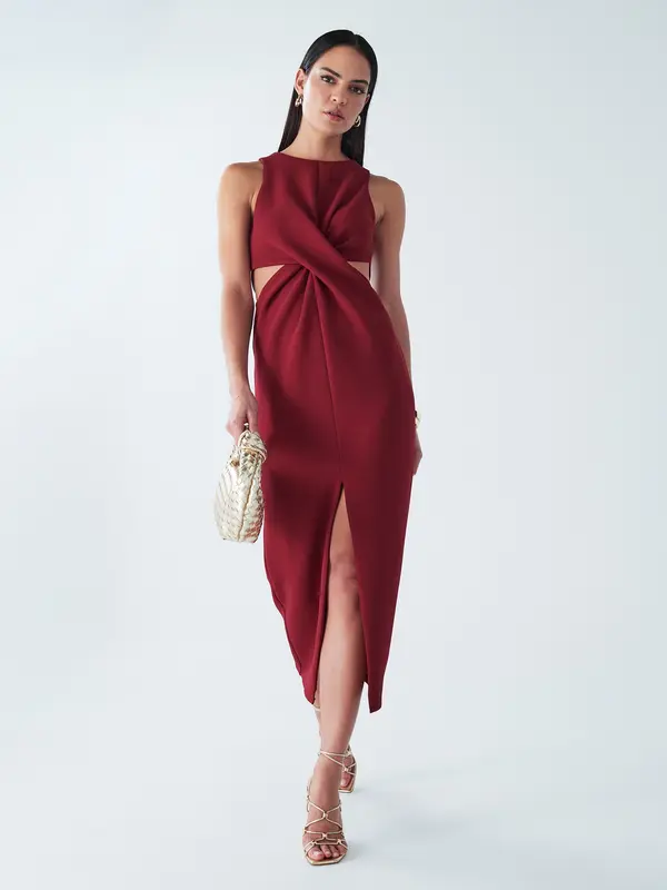 BWLDR BWLDR Haljina 'Newark'  burgund