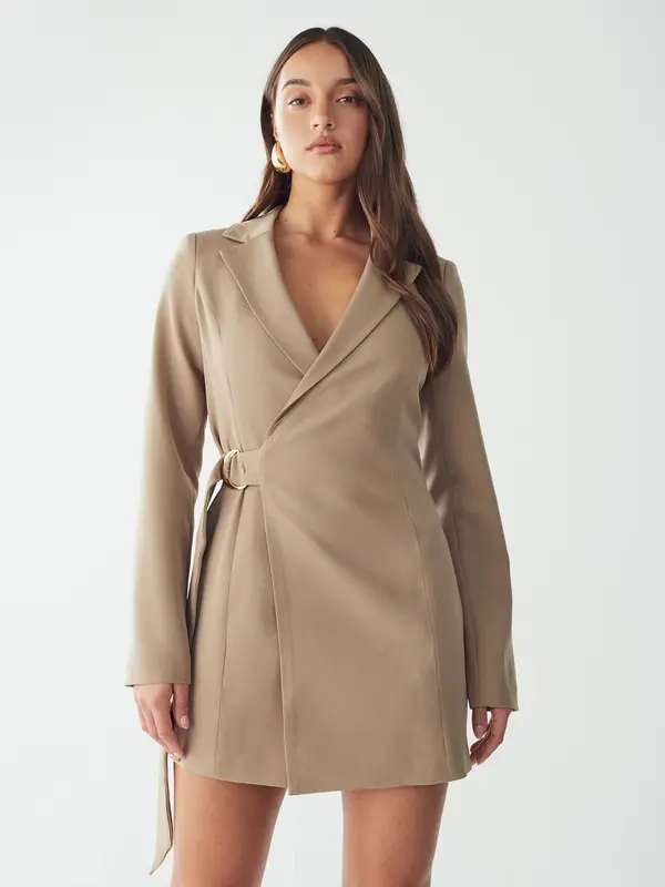 BWLDR BWLDR Haljina 'SAVAYA'  taupe siva