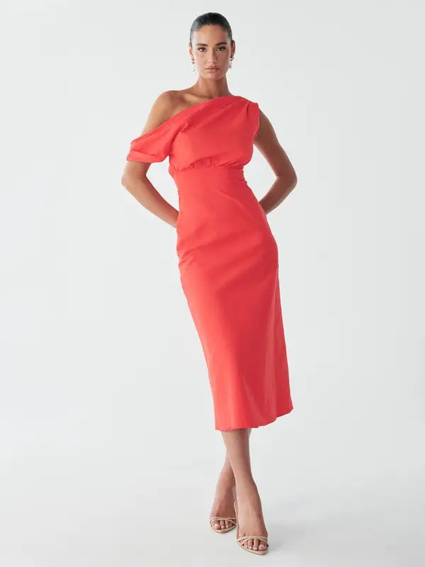 BWLDR BWLDR Haljina 'SONOA MAXI DRESS'  crvena