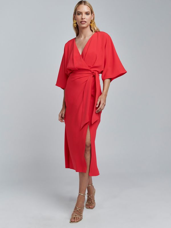 BWLDR BWLDR Haljina 'Thais'  svijetlocrvena