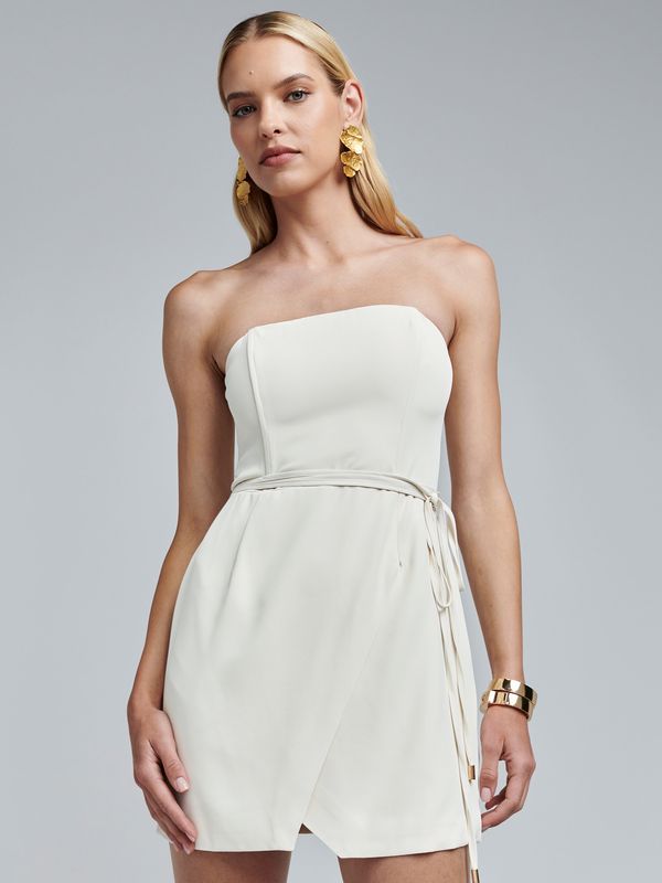 BWLDR BWLDR Haljina 'Tyran'  svijetlobež / zlatna