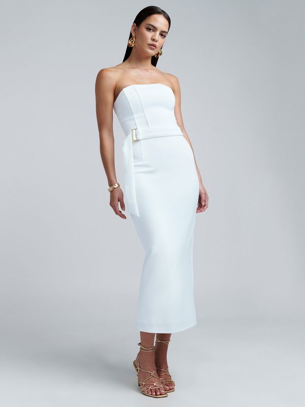 BWLDR BWLDR Koktel haljina 'BYDEE '  bijela