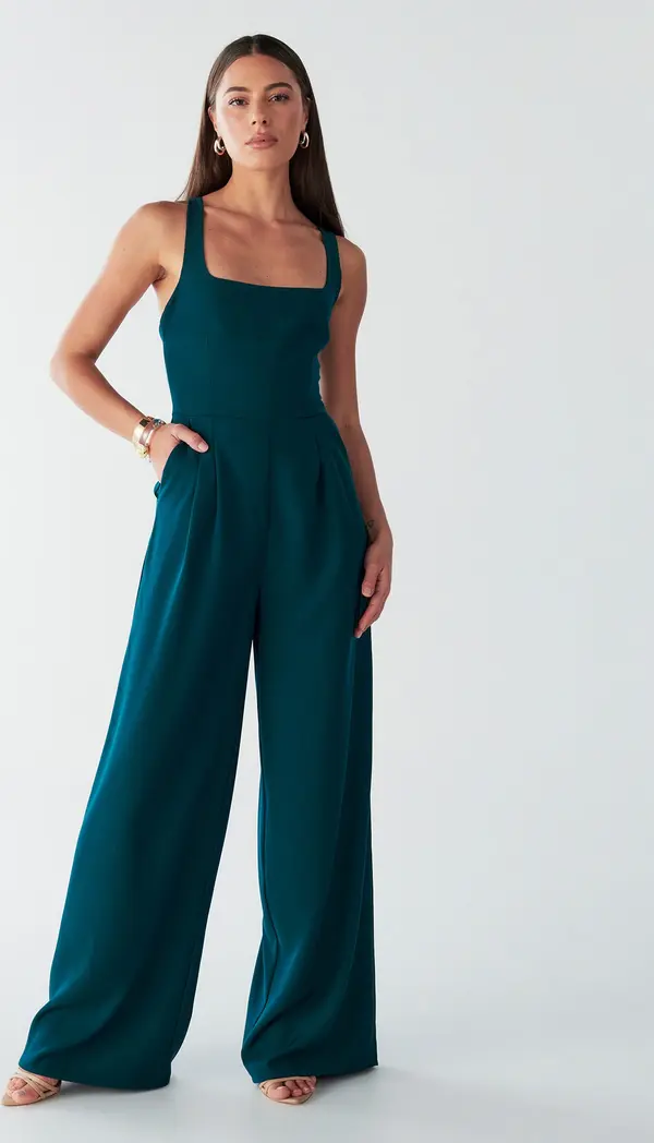 BWLDR BWLDR Kombinezon 'CHERIE JUMPSUIT'  tirkiz