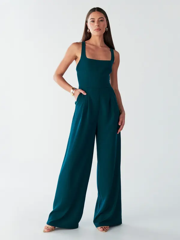 BWLDR BWLDR Kombinezon 'CHERIE JUMPSUIT'  tirkiz