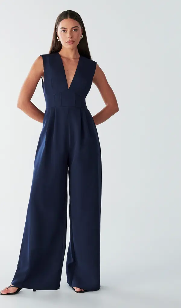 BWLDR BWLDR Kombinezon 'ROMANCE JUMPSUIT'  mornarsko plava