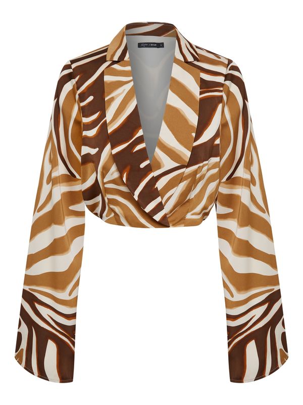 BWLDR BWLDR Top 'COMO'  bež / smeđa