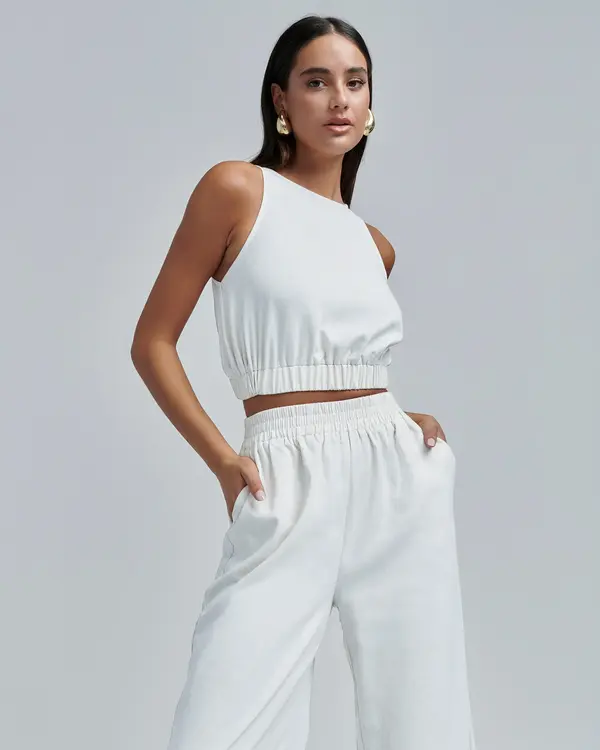 BWLDR BWLDR Top 'Laila'  bijela