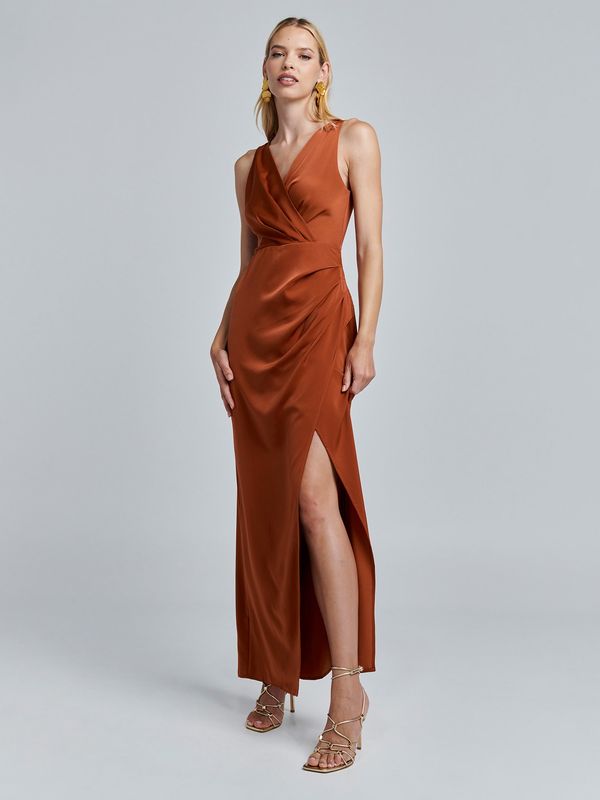 BWLDR BWLDR Večernja haljina 'Maleny'  ciglasto crvena