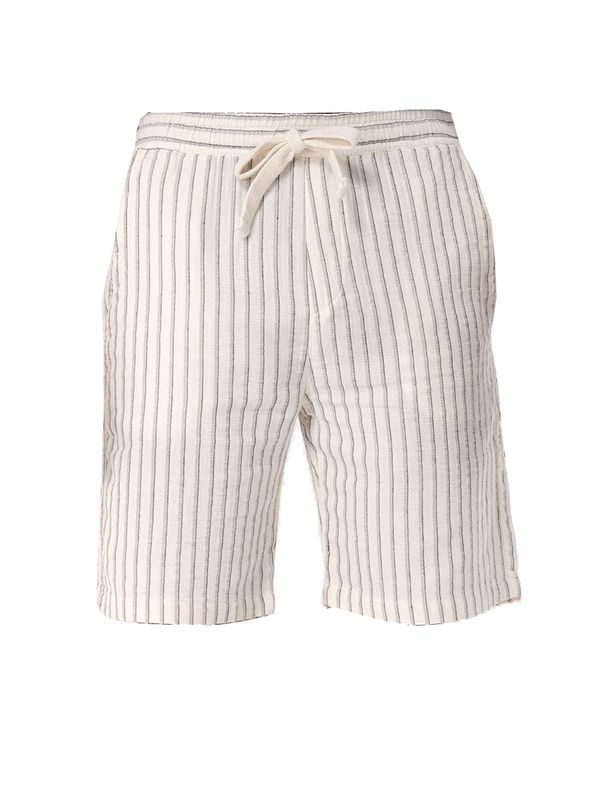 By Diess Collection By Diess Collection Hlače  ecru/prljavo bijela / svijetlosiva / crna