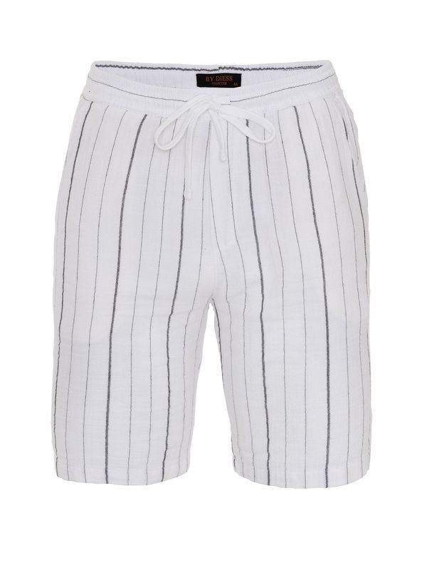 By Diess Collection By Diess Collection Hlače  siva / bijela