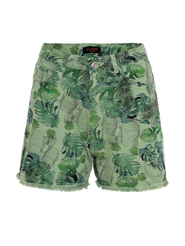 By Diess Collection By Diess Collection Hlače  zelena / svijetlozelena