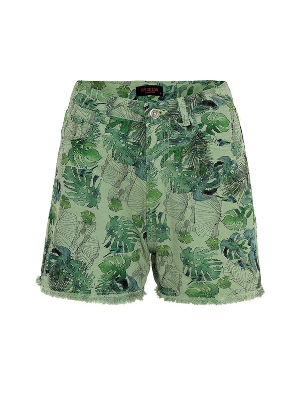 By Diess Collection By Diess Collection Hlače  zelena / tamno zelena