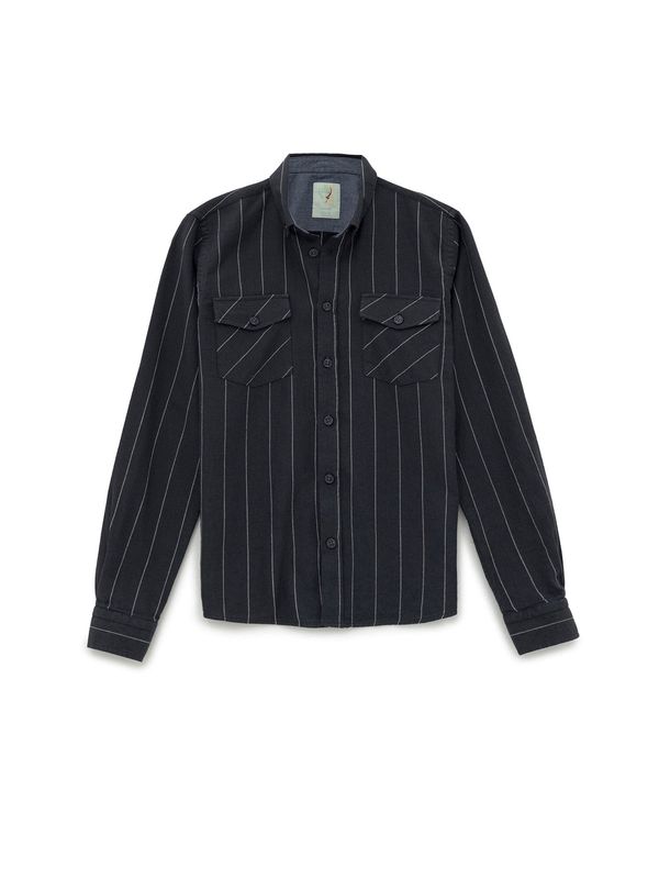 By Diess Collection By Diess Collection Košulja  antracit siva / bijela