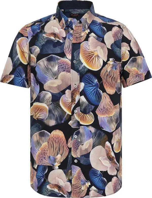 By Diess Collection By Diess Collection Košulja  bež / kraljevsko plava / žuta / crna