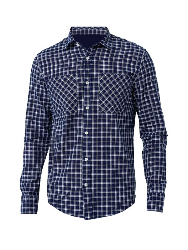 By Diess Collection By Diess Collection Košulja  mornarsko plava / bijela