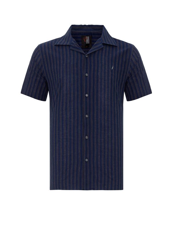 By Diess Collection By Diess Collection Košulja  mornarsko plava / smeđa