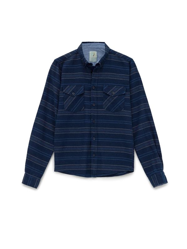 By Diess Collection By Diess Collection Košulja  mornarsko plava / svijetloplava