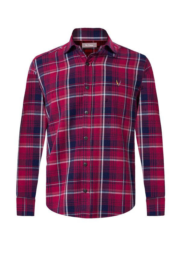 By Diess Collection By Diess Collection Košulja  mornarsko plava / tamno ljubičasta / svijetlo crvena / bijela