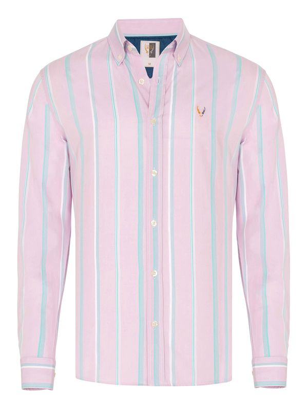 By Diess Collection By Diess Collection Košulja 'Narciso'  nebesko plava / roza