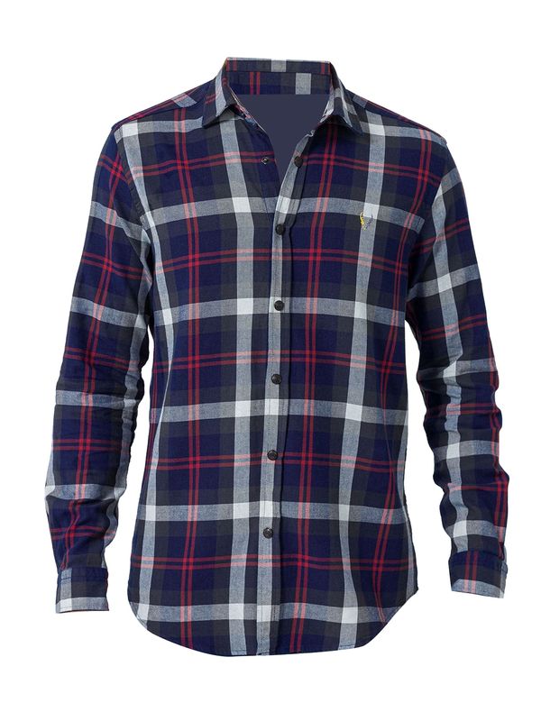 By Diess Collection By Diess Collection Košulja  plava / morsko plava / siva / antracit siva / crvena