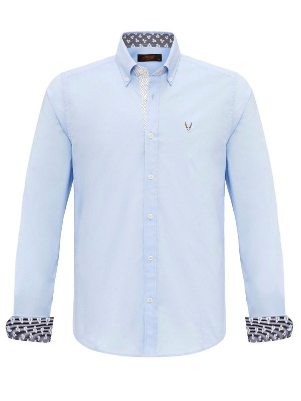 By Diess Collection By Diess Collection Košulja  svijetloplava / višnja / siva