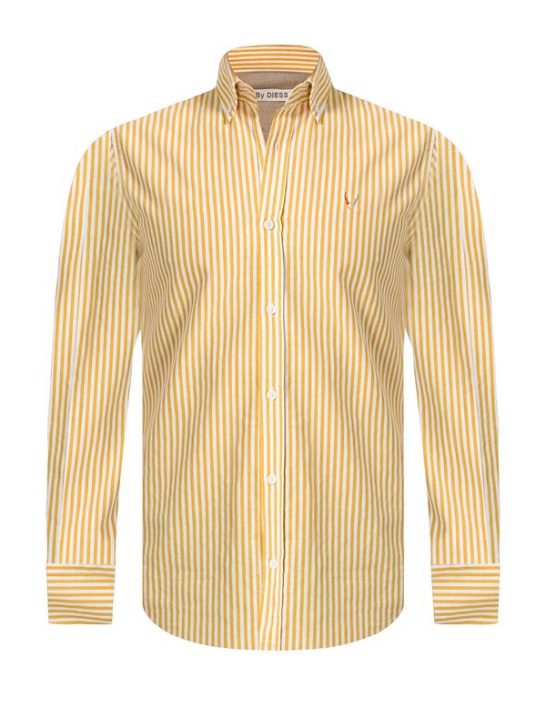 By Diess Collection By Diess Collection Košulja  žuta / bijela