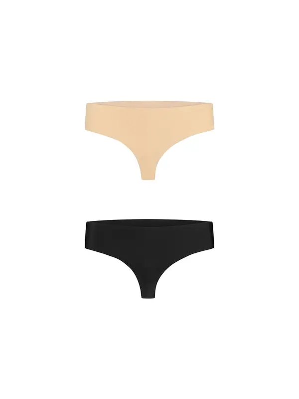 Bye Bra Bye Bra Tanga gaćice  bež / crna