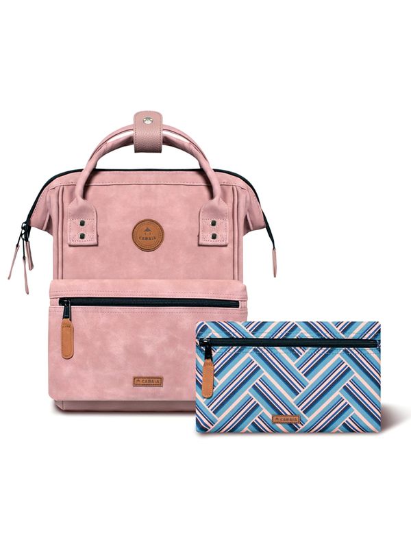 Cabaia Cabaia Ruksak 'Adventurer'  svijetloplava / smeđa / roza / bijela