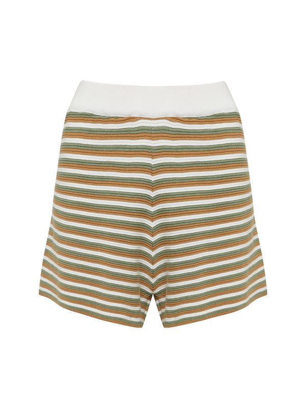 Calli Calli Hlače 'PIA'  maslinasta / bijela