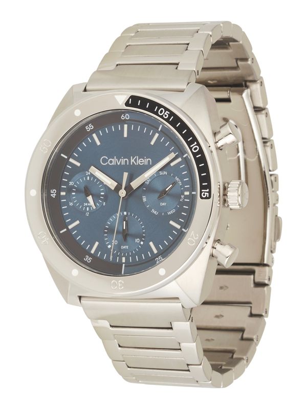 Calvin Klein Calvin Klein Analogni sat 'FLEX'  safirno plava / crna / srebro