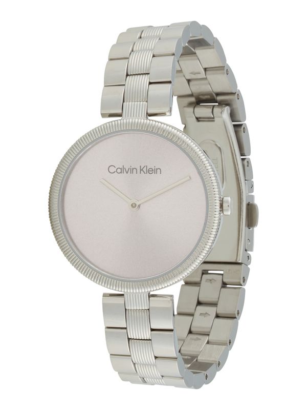 Calvin Klein Calvin Klein Analogni sat 'GLEAM'  roza / srebro