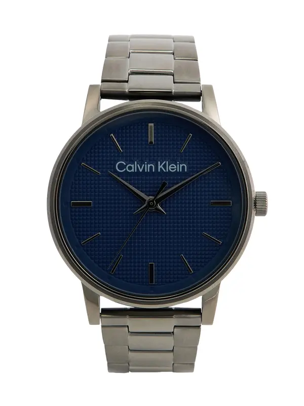 Calvin Klein Calvin Klein Analogni sat  mornarsko plava / pastelno plava / srebro