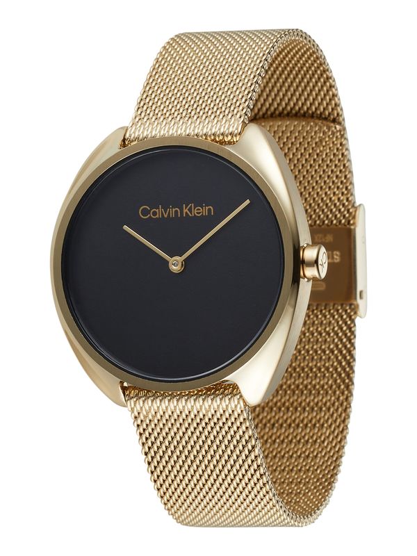 Calvin Klein Calvin Klein Analogni sat 'Timeless'  zlatna / crna