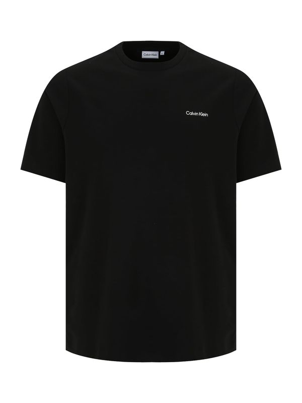 Calvin Klein Big & Tall Calvin Klein Big & Tall Majica  crna / bijela