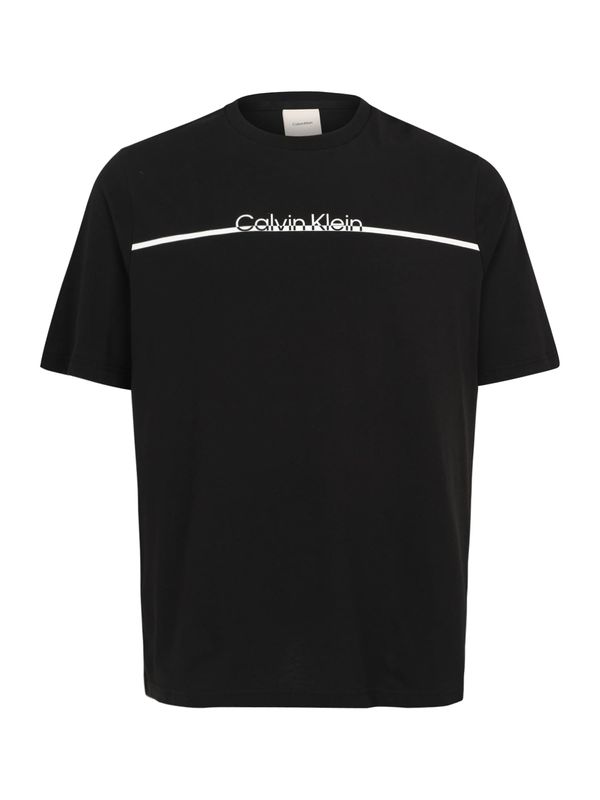 Calvin Klein Big & Tall Calvin Klein Big & Tall Majica  crna / prljavo bijela
