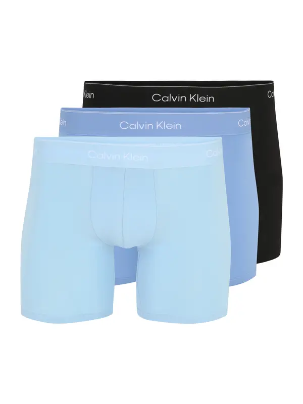 Calvin Klein Calvin Klein Bokserice  nebesko plava / svijetloplava / crna / bijela